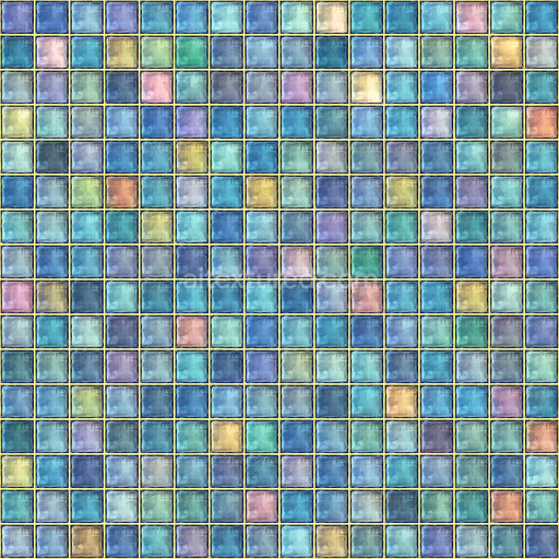 Shiny Mosaic Tile Texture Seamless 1024X1024
