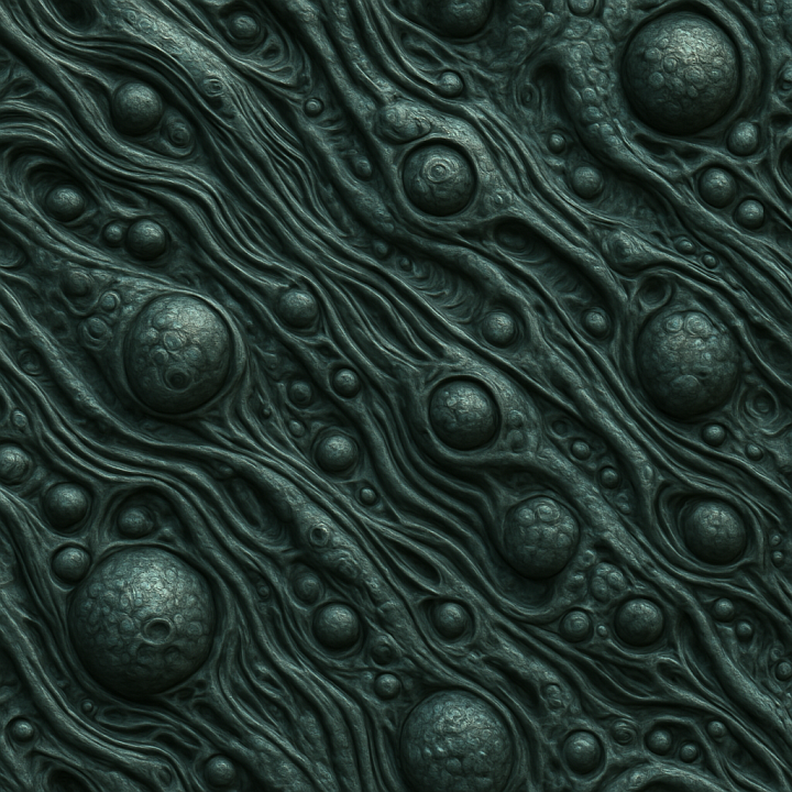Detailed Alien Surface seamless PBR texture preview