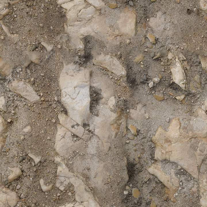 Rocks Rough Broken - Rocks Ground Rocks Rough Broken Rock seamless PBR texture preview