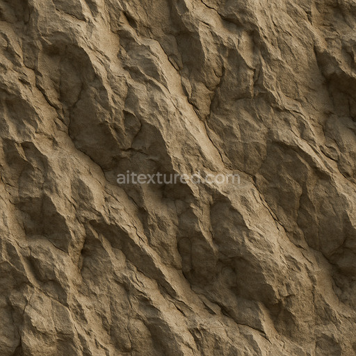 Eroded Mountain Rock Seamless Texture