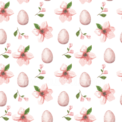 seamless Seamless 3D PBR Texture of Soft Pink Floral and Speckled Eggs Pattern texture 8k free download PBR