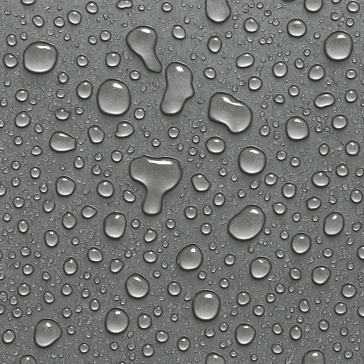 Viscous Droplets On Metal Surface seamless PBR texture preview