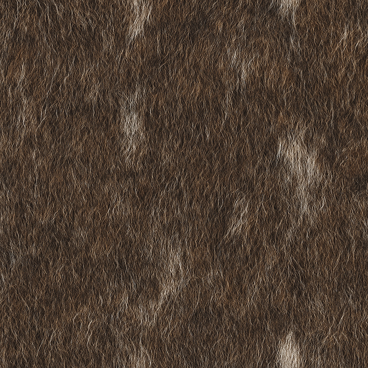 Rough Cowhide seamless PBR texture preview