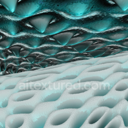 seamless Detailed PBR Textured Metal Surface with Organic Deep Indentations texture 8k free download PBR