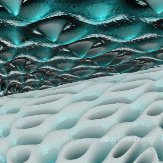 Detailed PBR Textured Metal Surface with Organic Deep Indentations Metal texture preview