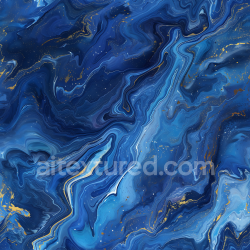 seamless Seamless 3D Blue Marble PBR Texture Featuring Dynamic Fluid Veins and Gold Accents texture 8k free download PBR