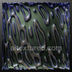 seamless Seamless 4K Abstract Glossy Plastic PBR Texture with Reflective Patterns texture 8k free download PBR