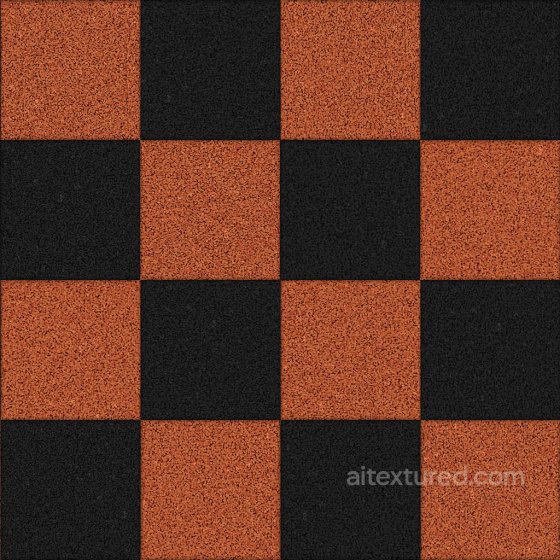 Playground Rubber Mulch Safety Surfacing Tiles | Free PBR Plastic texture preview