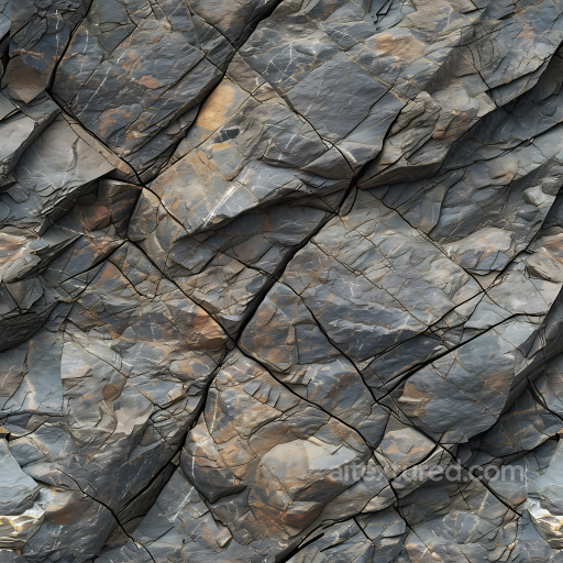 Slate Rock Cliff Wall PBR Texture with Cracks and Earthy Tones seamless Stone PBR texture