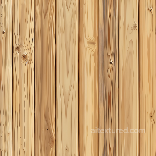 Light Pine Wood Planks Texture with Natural Knots and Fine Grain seamless Wood PBR texture