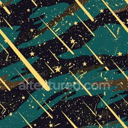 seamless Seamless 3D Stylized Cosmic Camouflage PBR Texture with Starry Night Pattern texture 8k free download PBR