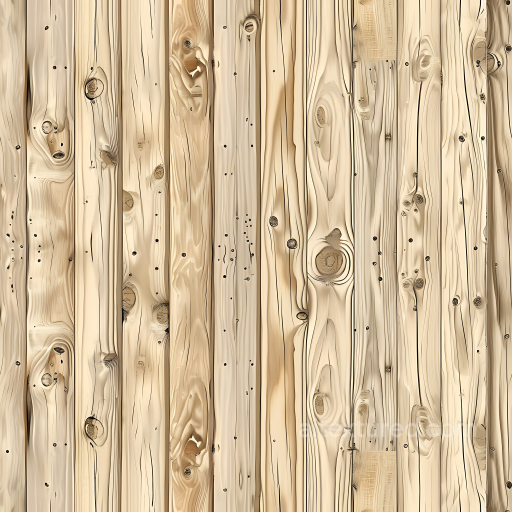Light Pine Wood Planks Texture with Natural Knots and Grain seamless Wood PBR texture