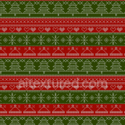 seamless Seamless 3D PBR Knitted Christmas Fabric Texture with Trees and Hearts Pattern texture 8k free download PBR