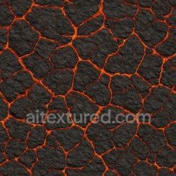 seamless Dry Magma Texture texture 1024x1024 free download PBR