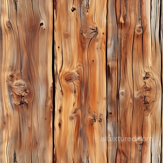 Distressed Pine Wood Planks Seamless Texture with Knots and Grain Detail Wood texture preview