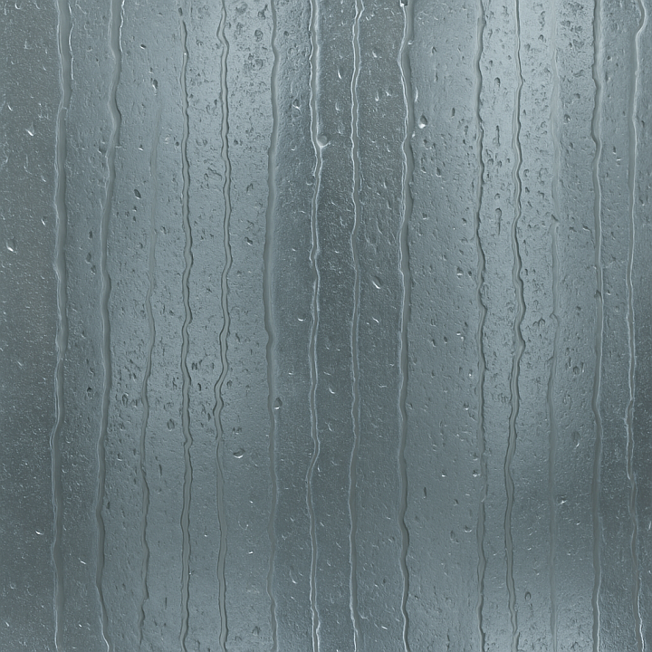 Rain Glass Vertical Drips seamless PBR texture preview