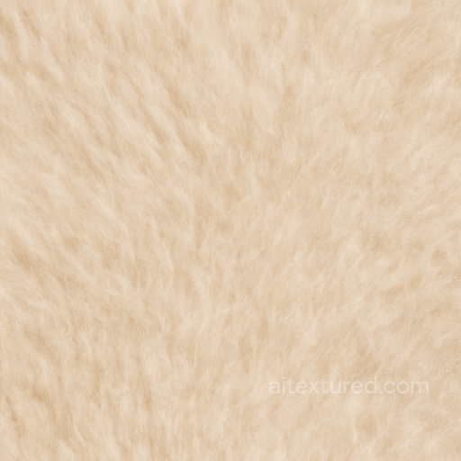Cream Wool Combed Wool Soft Wool Fibers Fuzzy Surface seamless Wool PBR texture