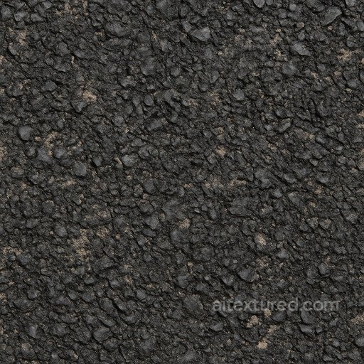 Dirty Fresh Asphalt Seamless Texture seamless Asphalt PBR texture