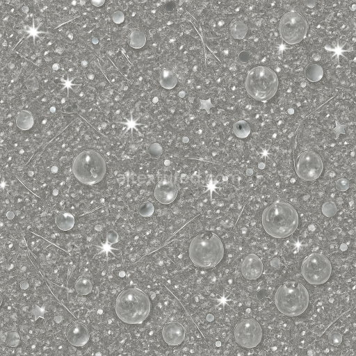 Seamless 8k PBR 3d Texture of Silver Glitter Sparkling Holiday Surface