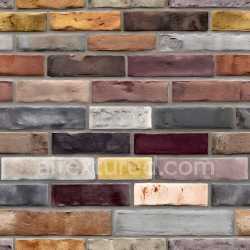 seamless Seamless 3D PBR Texture of Multicolor Cracked and Weathered Brick Wall texture 8k free download PBR