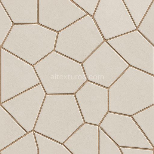 Preview — Seamless 3d texture pbr 8k porcelain tiles mosaic with geometric shapes and matte finish