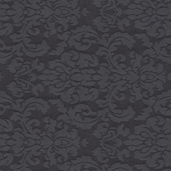 Floral Embossed Black seamless PBR texture preview