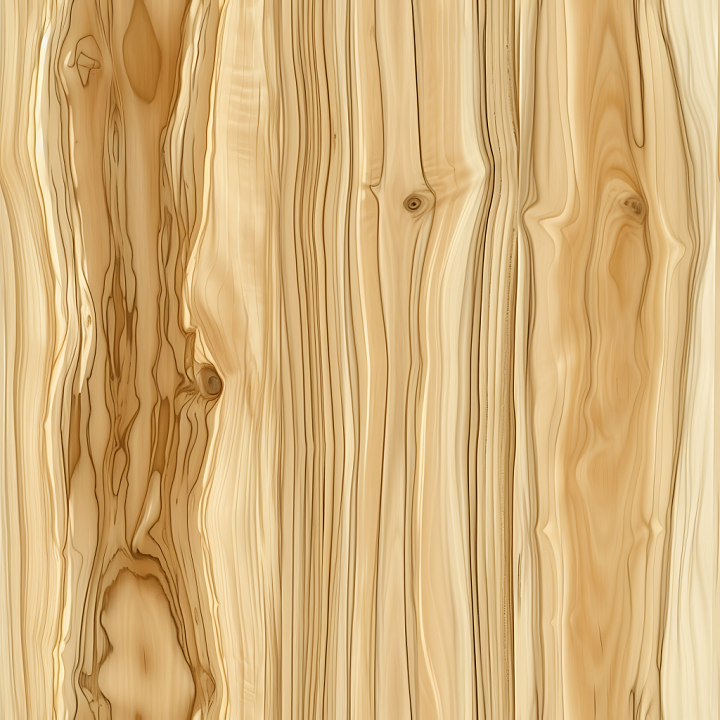 Light Pine Wood Planks with Distinct Knots and Grain Patterns seamless PBR texture preview