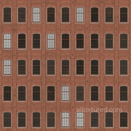 Red Brick Office Building Facade | Free PBR seamless Brick PBR texture