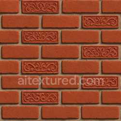 seamless Decorative Red Brick Texture Seamless texture 8k free download PBR