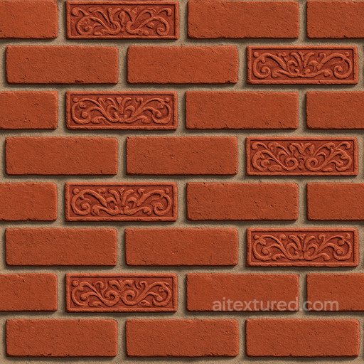 Decorative Red Brick Seamless Texture seamless Brick PBR texture