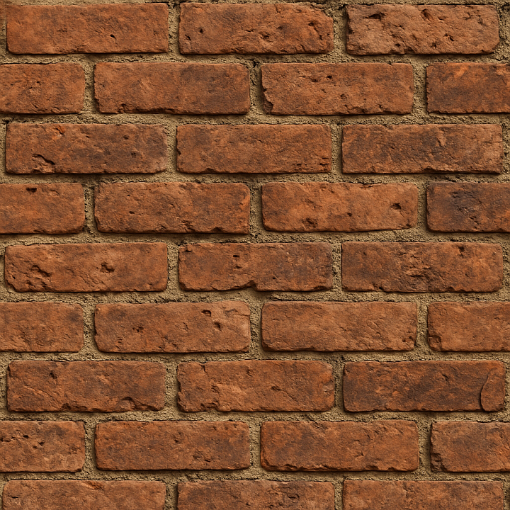 Weathered Clay Brick seamless PBR texture preview