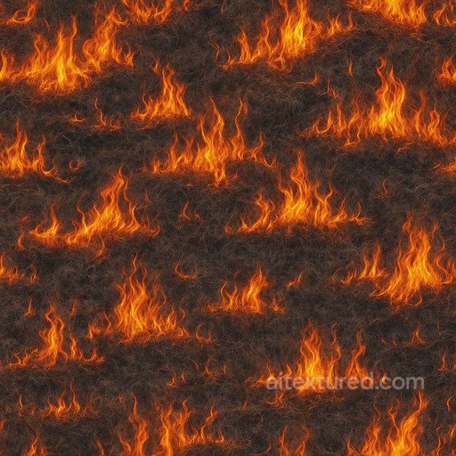 Burning Field Texture seamless Grass PBR texture