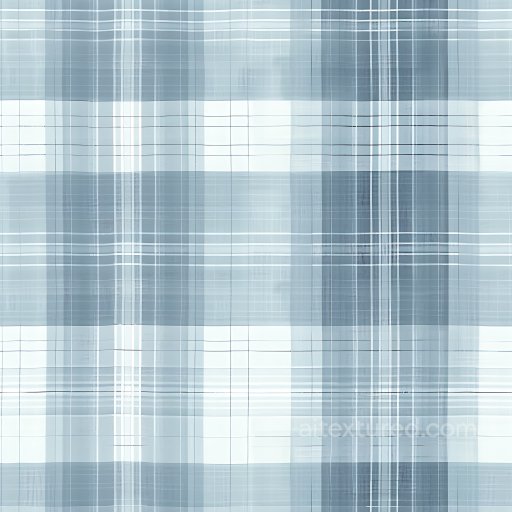 Seamless Blue and Gray Plaid Fabric 3D PBR Texture with Fine Weave texture preview