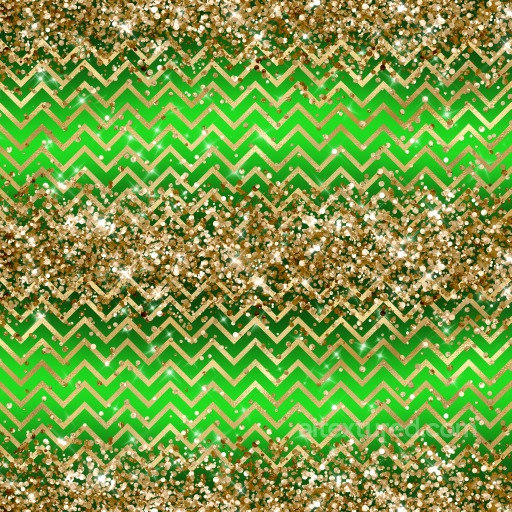 St Patrick Texture of Green Chevron Pattern with Sparkling Gold Glitter seamless St patrick PBR texture