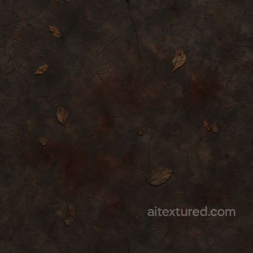 Old Leather Cracked Surface With Dark Shadows For Halloween Props texture preview