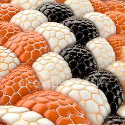 seamless Seamless 3D PBR Cracked Colorful Tiled Surface Texture with Hexagonal Pattern texture 8k free download PBR