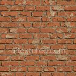 seamless Weathered Brick Wall With Chips texture 8k free download PBR
