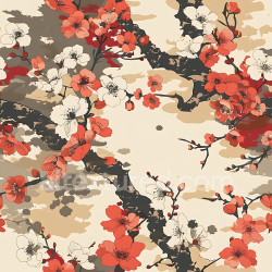 seamless Seamless 3D Camouflage PBR Texture Featuring Desert Floral Pattern with Organic Shapes texture 8k free download PBR