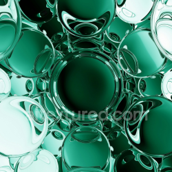 seamless High-Resolution PBR Green Glass Texture Featuring Reflective Spheres texture 8k free download PBR