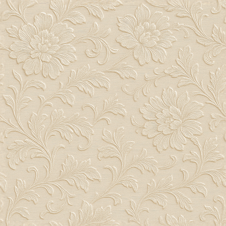 Wallpaper With Floral Satin Jacquard Embossed Textile Surface seamless PBR texture preview