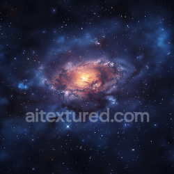 seamless Seamless 3D Galaxy Nebula PBR Texture with Glowing Core and Deep Space Stars texture 8k free download PBR