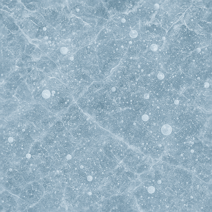 Portraying Frozen Lake Surface With Ice Scales And Ice Bubbles seamless PBR texture preview