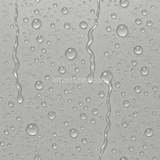Seamless 3d texture pbr 8k droplet trails on plastic surface