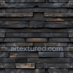 seamless Seamless 3D PBR Charred Wood Planks Texture with Weathered Grain and Knots texture 8k free download PBR