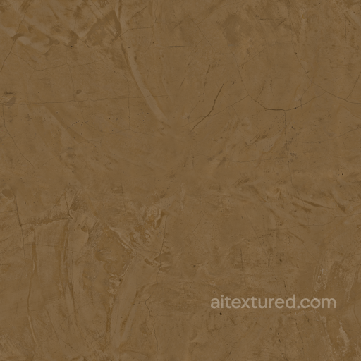 Clay Floor - Flat Cracked Floor Brown Discolored Clay seamless Concrete PBR texture