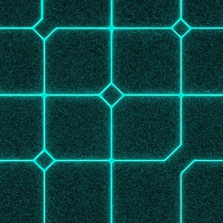 Futuristic Turf seamless PBR texture preview
