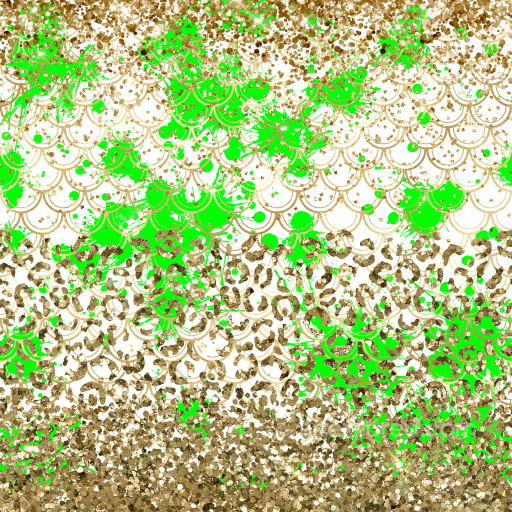 St Patrick Texture of Gold Glitter Pattern with Vibrant Green Splashes seamless St patrick PBR texture