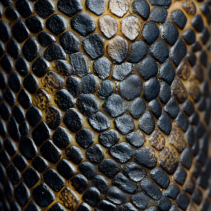 Reptilian Skin Featuring Realistic Scales and Natural Sheen seamless PBR texture preview
