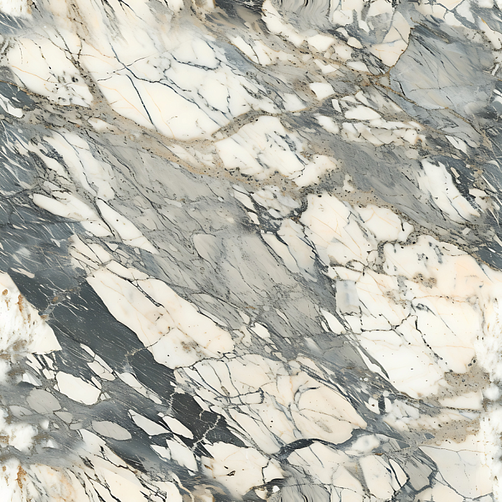 Arabescato Corchia White Marble with Dramatic Veins seamless PBR texture preview