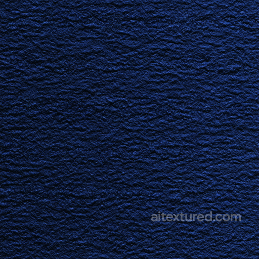 Felt PBR Texture Featuring Deep Blue Dense Wool-Like Surface seamless Felt PBR texture
